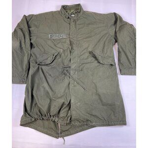 Vintage 1972 US Military M-65 Field Coat Jacket Men Size Small Short DSA-100-72